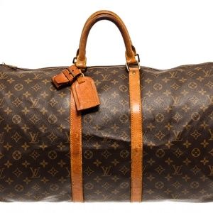 Pre-loved LV Keepall 55 Bandouliere Monogram